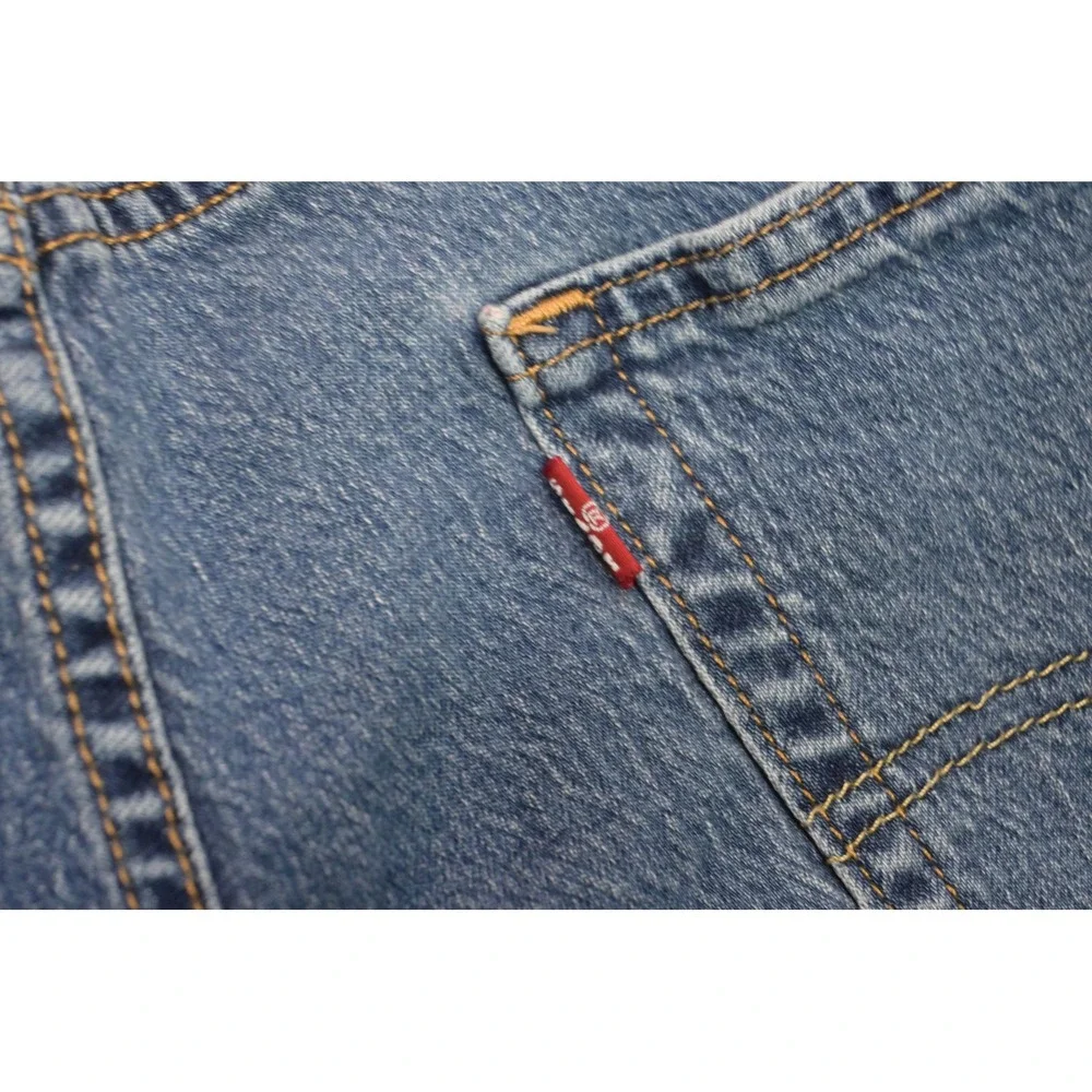 Levi's 505 Regular Fit Jeans Mens 40x34 Blue Straight Leg Medium Wash Excellent